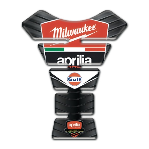 Aprilia Tank Guard Pads Rubber Effect Milwaukee Style Model 