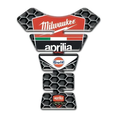 Aprilia Tank Fuse Honeycomb Design Milwaukee Edition 