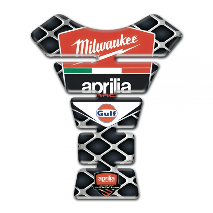 Aprilia Tank Guard Pads Large Mesh Design Milwaukee Style 