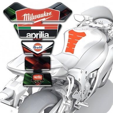 Aprilia Tank Pad Protector Amazing Colors Style 