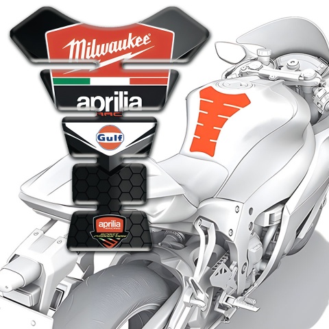 Aprilia Tank Fuse Milwaukee Logo Edition 