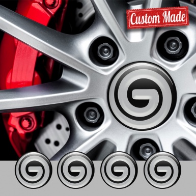Gemballa Logo Emblems Silicone Stickers for Wheel Center Caps