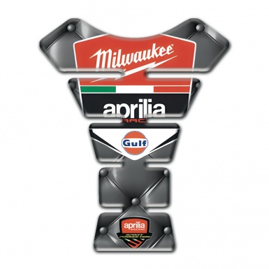 Aprilia Tank Fuse Gray Leather Base Milwaukee Style 