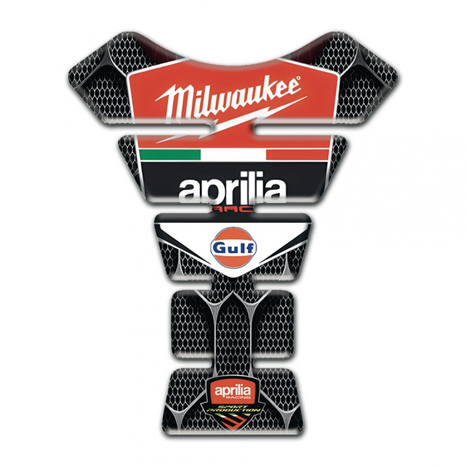 Aprilia Tank Guard Pads 3D Design Milwaukee Edition 