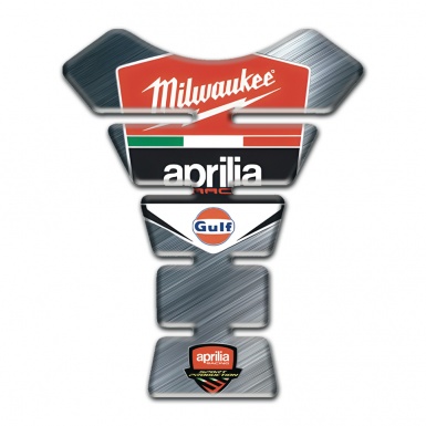 Aprilia Tank Protector Polished Surface Design Milwaukee Style 