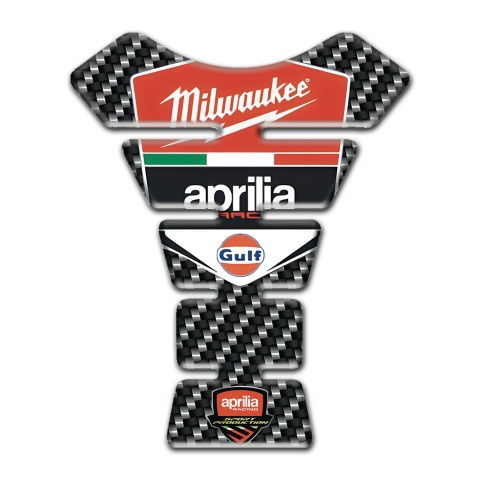 Aprilia Tank Pad Protector Dark Carbon Edition Milwaukee Style 