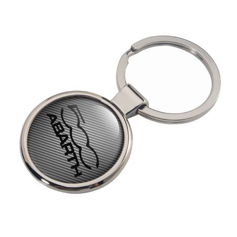 Fiat Abarth 500 Key Fob Metal Dark Carbon Black Edition
