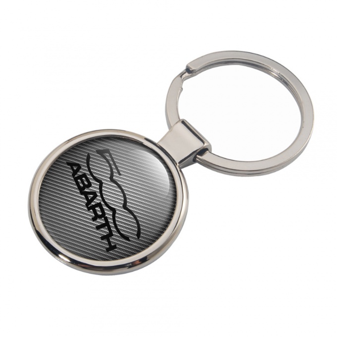 Fiat Abarth 500 Key Fob Metal Dark Carbon Black Edition