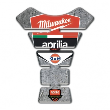 Aprilia Tank Fuse Stone  Effect Base Milwaukee Logo Style 