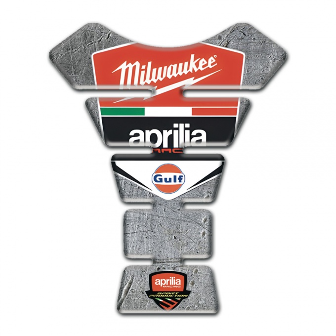 Aprilia Tank Fuse Stone  Effect Base Milwaukee Logo Style 
