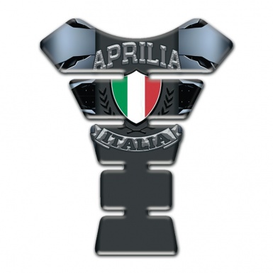 Aprilia Tank Protector Torn Effect Design Italian Flag Logo