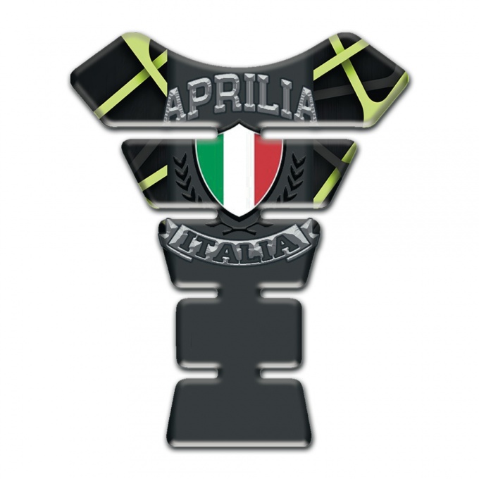 Aprilia Tank Protector Green Patterns Decoration Italian Flag Logo