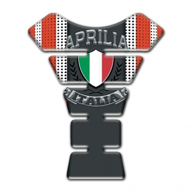 Aprilia Tank Protector White Red Background Version 