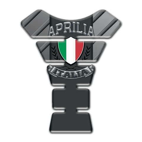 Aprilia Tank Protector Gray Patterns Background Italian Flag Logo