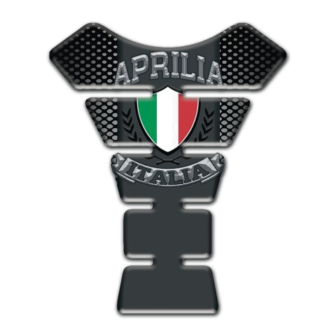 Aprilia Tank Protector Gray Dots Visioin Italia Logo Style 