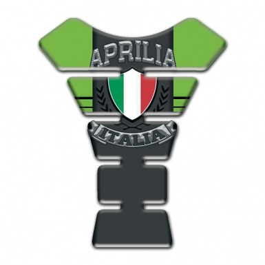 Aprilia Tank Fuse Fresh Green Background Design 
