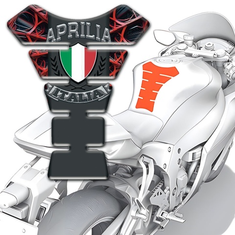 Aprilia Tank Pad Protector 3D Spider web Print 
