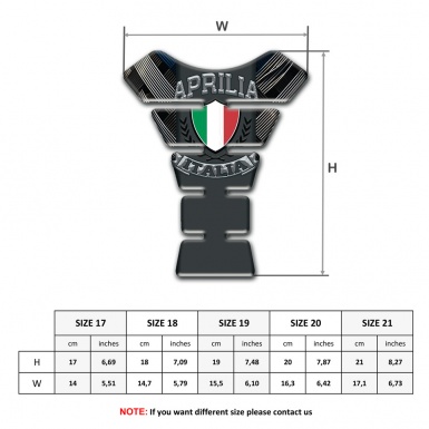 Aprilia Tank Guard Pads Crossed Belts Edition 