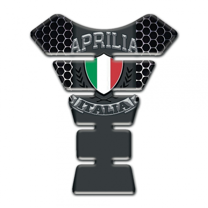 Aprilia Tank Pad Protector Perforated Steel Edition 