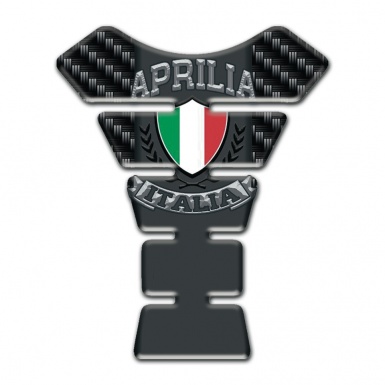 Aprilia Tank Guard Pads Black Carbon Type 