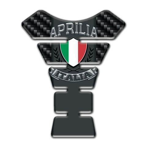 Aprilia Tank Guard Pads Black Carbon Type 
