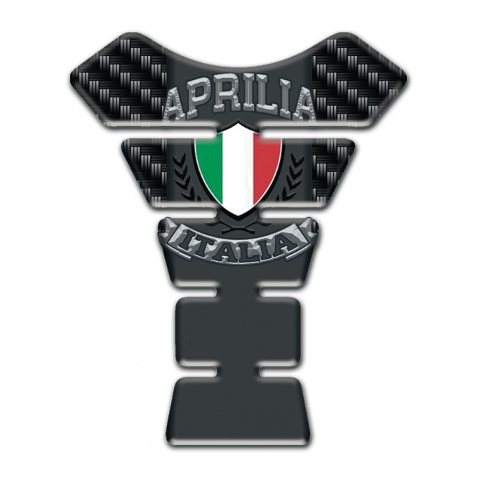 Aprilia Tank Guard Pads Black Carbon Type 