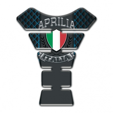 Aprilia Tank Pad Motorbike Neon Mesh Style Italia Logo 