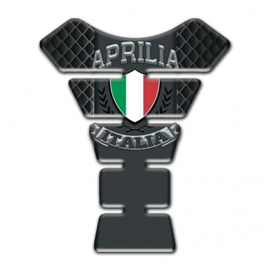 Aprilia Tank Protector Dark Mesh Italia Logo 