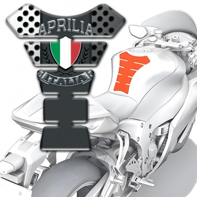 Aprilia Tank Fuse High-Quality Silicone Sticker italia Style 