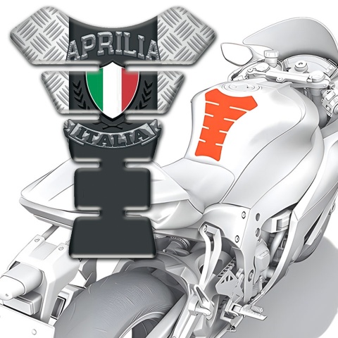 Aprilia Tank Pad Motorbike Crossed Patterns Type 