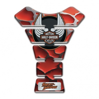 Harley Davidson Tank Fuse Red Clouds Effect 