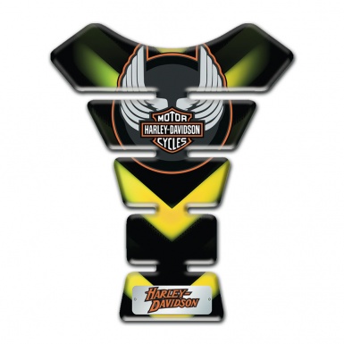 Harley Davidson Tank Pad Protector Green Yellow Lights Model 