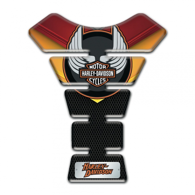 Aprilia Tank Pad Motorbike Fire Colors Base Wings Logo Style 