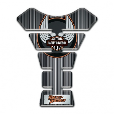 Harley Davidson Tank Pad Protector Gray with White Stripes Edition 