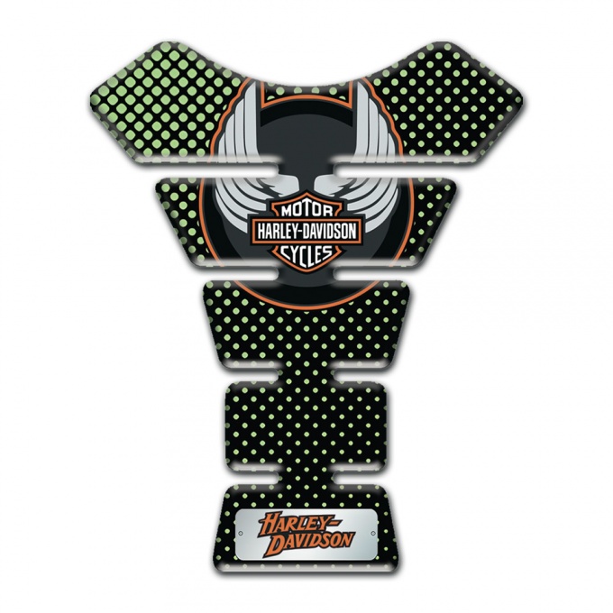 Harley Davidson Tank Protector Green Dots Edition 