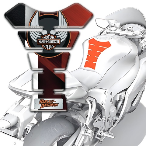 Harley Davidson Tank Pad Motorbike Stylish Edition 