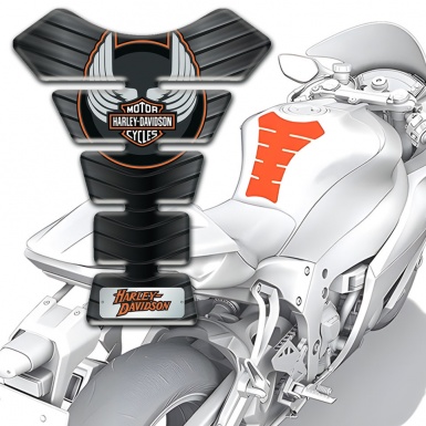 Harley Davidson Tank Pad Protector Rubber Effect edition 