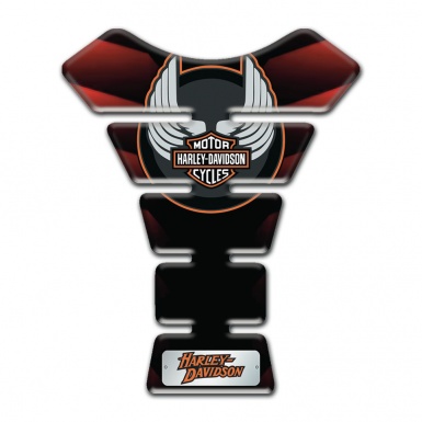 Harley Davidson Tank Fuse Red Black Print 