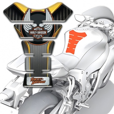 Harley Davidson Tank Fuse High End Anti Slip Sticker 