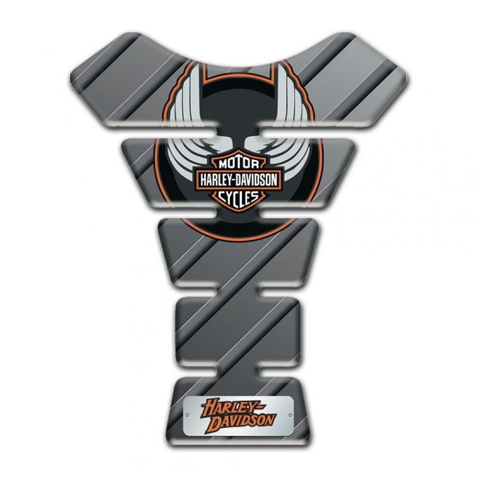 Harley Davidson Tank Pad Motorbike Gray Patterns Edition 