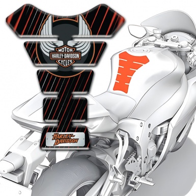 Harley Davidson Tank Pad Protector Colorful Thin Stripes edition 