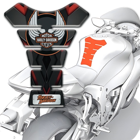 Harley Davidson Tank Protector Wings Logo Edition