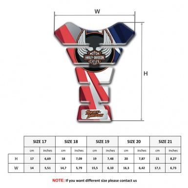 Harley Davidson Tank Guard Pads Pink Patterns Motive 