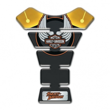 Harley Davidson Tank Protector Yellow Black Edition 