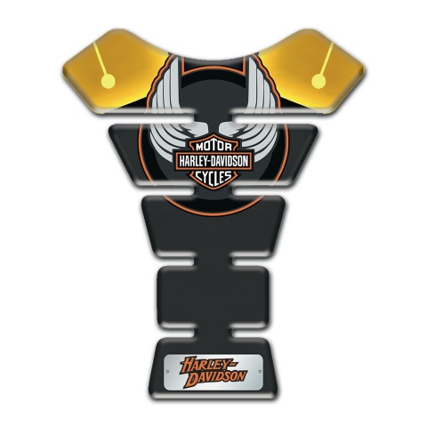 Harley Davidson Tank Protector Yellow Black Edition 