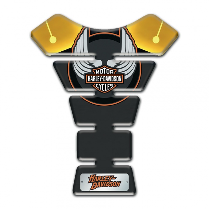 Harley Davidson Tank Protector Yellow Black Edition 