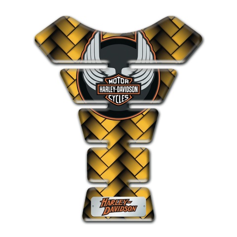Harley Davidson Tank Protector Yellow Mosaic Edition 