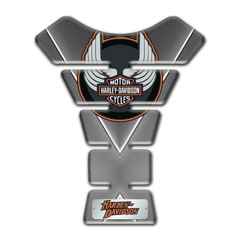 Harley Davidson Tank Pad Protector Gray with White Stripe Model 