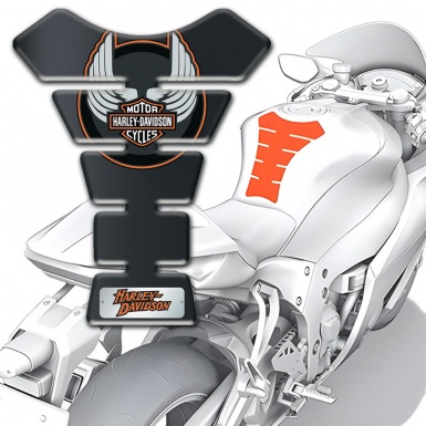 Harley Davidson Tank Fuse Grapfite Effect Edition 