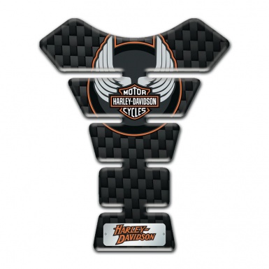 Harley Davidson Tank Guard Pads Black Fibers Edition 